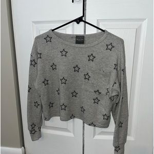 Olivia Raw New York Cropped Sweater